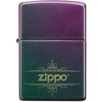 Zippo Windproof Pocket Lighter - Zippo Luxury Design Iridescent Metal | 48079 ,