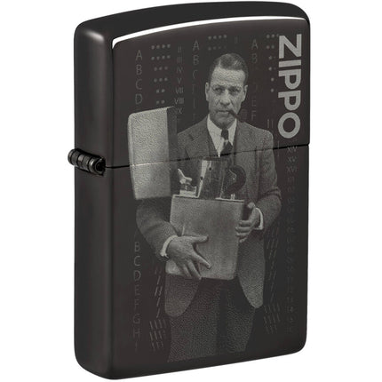 Zippo Windproof Lighter - Founder's Day Commemorative High Polish Black | 48702 ,