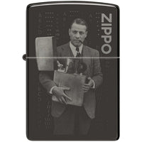 Zippo Windproof Lighter - Founder's Day Commemorative High Polish Black | 48702 ,