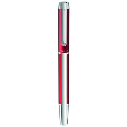 Pelikan Fountain Pen - Pura P40 Bordeaux Finish Aluminum Barrel, Broad Nib | 817202 ,