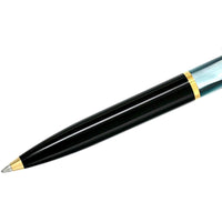 Pelikan Ballpoint Pen - Classic K200 Green Marble Resin 24K Gold Trim | 996694 ,