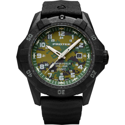 Protek Unisex Watch - USMC 250th Birthday Edition Camouflage Dial Strap | 1015SFC ,