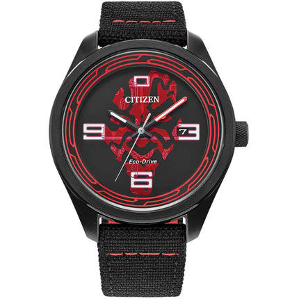 Citizen Men's Watch - Star Wars Darth Maul Shadow Eco Drive Black Strap | AW5006-01W ,