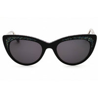Bebe Women's Sunglasses - Black Acetate Full Rim Cat Eye Shape Frame | BB7242 001 ,
