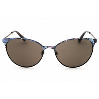 Bebe Women's Sunglasses - Jet Metal Full Rim Cat Eye Shape Frame | BB7244 001 ,