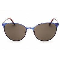 Bebe Women's Sunglasses - Plum Metal Full Rim Round Shape Frame | BB7244 501 ,