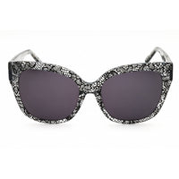 Bebe Women's Sunglasses - Jet Lace Acetate Full Rim Rectangular Frame | BB7248 011 ,