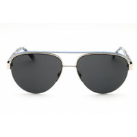 Bebe Women's Sunglasses - Silver Metal Full Rim Aviator Shape Frame | BB7252 040 ,