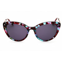 Bebe Women's Sunglasses - Berry Animal Acetate Full Rim Cat Eye Frame | BB7258 612 ,