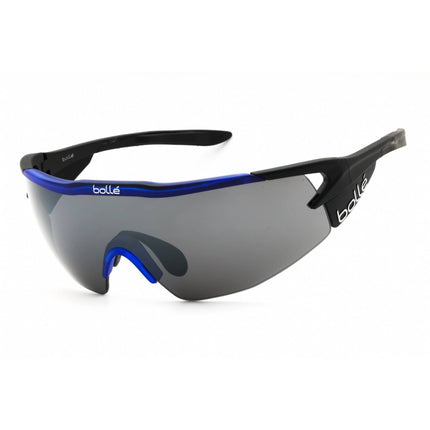 Bolle Unisex Sunglasses - Black Matte / Translucid Blue Half Rim Frame | AEROMAX 12269 ,