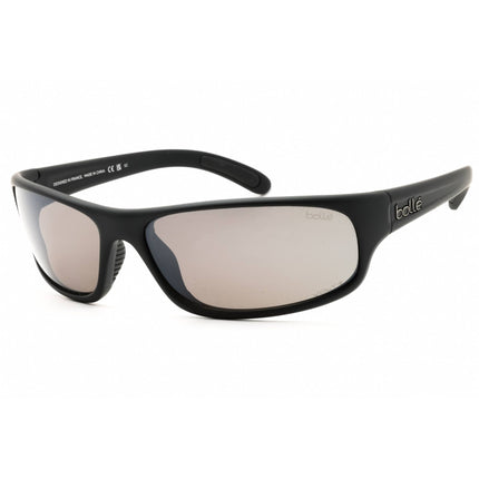 Bolle Men's Sunglasses - Black Matte Full Rim Rectangular Frame | Anaconda BS027002 ,