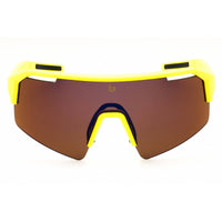 Bolle Unisex Sunglasses - Acid Yellow Matte Half Rim Shield Frame | C-SHIFTER BS005023 ,
