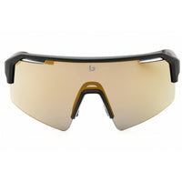 Bolle Unisex Sunglasses - Black Matte Half Rim Shield Shape Frame | C-SHIFTER BS005022 ,