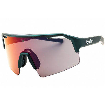 Bolle Unisex Sunglasses - Creator Teal Metallic Shield Frame | C-SHIFTER BS005007 ,