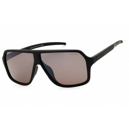 Bolle Men's Sunglasses - Matte Black Nylon Full Rim Aviator Frame | Prime BS030006 ,