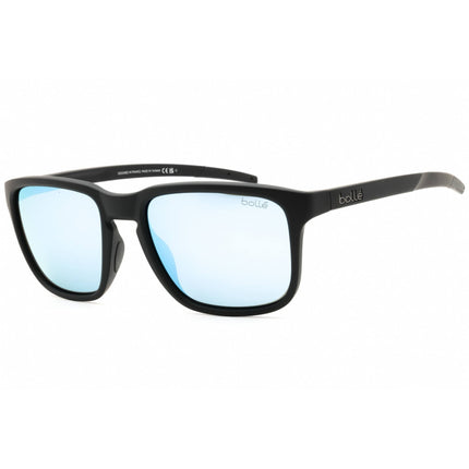 Bolle Men's Sunglasses - Black Matte Nylon Rectangular Shape Frame | Score BS031008 ,