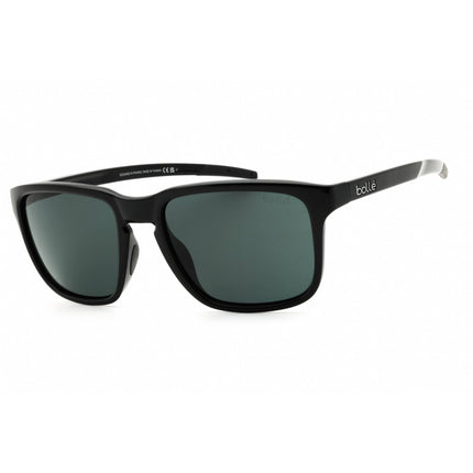 Bolle Men's Sunglasses - Black Shiny Nylon Full Rim Aviator Frame | Score BS031001 ,