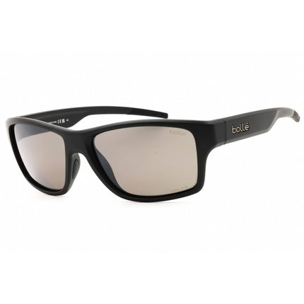 Bolle Men's Sunglasses - Black Matte Full Rim Rectangular Frame | STATUS BS043002 ,
