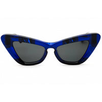 Burberry Women's Sunglasses - Checkered Blue Full Rim Cat Eye Frame | 0BE4421U 411487 ,