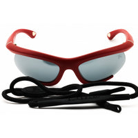 Burberry Men's Sunglasses - Rubber Bordeaux Half Rim Oval Shape Frame | 0BE4462 41566G ,