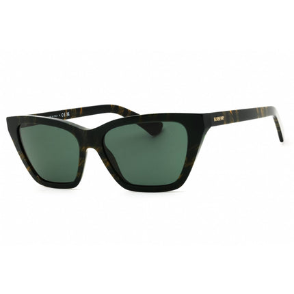 Burberry Women's Sunglasses - Check Green Acetate Cat Eye Shape Frame | 0BE4468 416971 ,