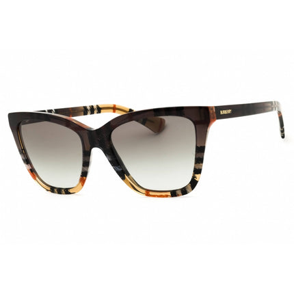 Burberry Women's Sunglasses - Brown Acetate Full Rim Cat Eye Frame | 0BE4470 420211 ,