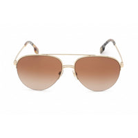 Burberry Women's Sunglasses - Light Gold Metal Full Rim Aviator Frame | BE3113 110913 ,