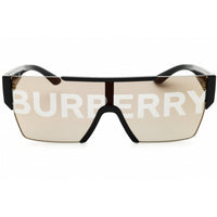 Burberry Unisex Sunglasses - Black Shield Half Rim Shield Frame | BE4291 3001/G ,