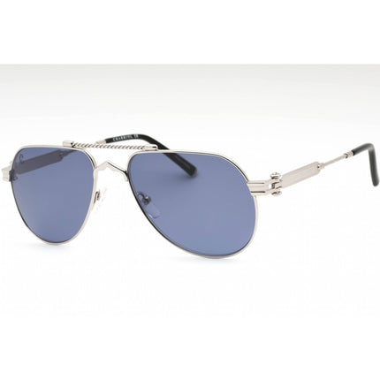 Charriol Men's Sunglasses - Shiny Silver Full Rim Aviator Shape Frame | PC81013 C02 ,
