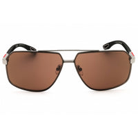 Chopard Men's Sunglasses - Shiny Gunmetal Full Rim Rectangular Frame | SCHG89 0509 ,