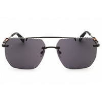 Chopard Men's Sunglasses - Sensitive Black Gold Metal Half Rim Frame | SCHL53 0Q67 ,