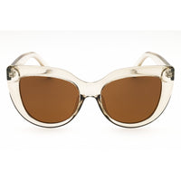 Cole Haan Women's Sunglasses - Taupe Crystal Full Rim Cat Eye Shape Frame | CH9035 204 ,