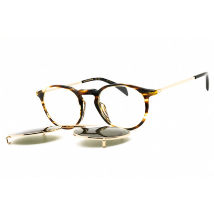 David Beckham Men's Sunglasses - Brown Horn Round Shape Frame | DB 1003/G/CS 0EX4 QT ,