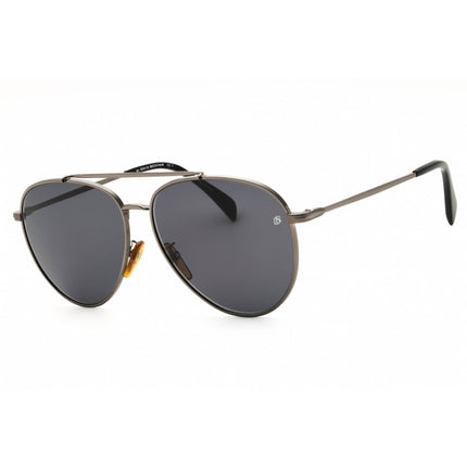 David Beckham Unisex Sunglasses - Dark Ruthenium Full Rim Frame | DB 1102/F/S 0KJ1 IR ,
