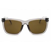 David Beckham Unisex Sunglasses - Grey Plastic Rectangular Frame | DB 1120/F/S 0KB7 70 ,