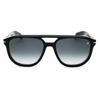 David Beckham Unisex Sunglasses - Black Full Rim Oval Shape Frame | DB 7080/S 0807 9O ,