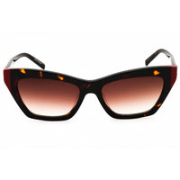 DKNY Unisex Sunglasses - Dark Tortoise Acetate Full Rim Cat Eye Frame | DK547S 237 ,