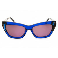 DKNY Unisex Sunglasses - Cobalt/Bone Tortoise Acetate Full Rim Frame | DK547S 425 ,