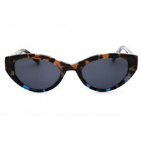 DKNY Unisex Sunglasses - Mocha/Blue Tort Acetate Full Rim Cat Eye Frame | DK548S 248 ,