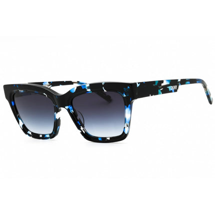 DKNY Unisex Sunglasses - Sapphire Tortoise Full Rim Rectangular Frame | DK551S 405 ,