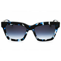 DKNY Unisex Sunglasses - Sapphire Tortoise Full Rim Rectangular Frame | DK551S 405 ,