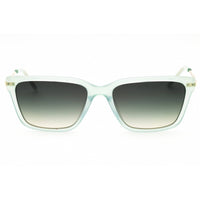 DKNY Unisex Sunglasses - Light Green Acetate Full Rim Oversized Frame | DK713S 310 ,