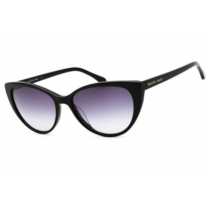 Draper James Unisex Sunglasses - Black Acetate Full Rim Cat Eye Frame | DJ7002 001 ,
