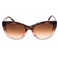 Draper James Unisex Sunglasses - Brown Acetate Full Rim Cat Eye Frame | DJ7027 210 ,