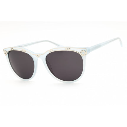 Draper James Unisex Sunglasses - Milky Blue Acetate Full Rim Round Frame | DJ7041 416 ,