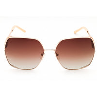 Escada Unisex Sunglasses - Shiny Rose Gold Full Rim Oversized Frame | SESE58 0300 ,