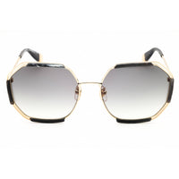 Furla Unisex Sunglasses - Shiny Rose Gold Metal Full Rim Oversized Frame | SFU785 0300 ,