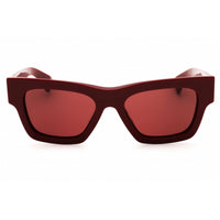 Gucci Unisex Sunglasses - Burgundy Acetate Rectangular Full Rim Frame | GG1835S 003 ,