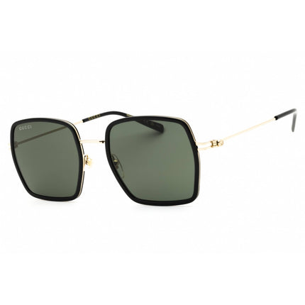 Gucci Unisex Sunglasses - Black and Gold Injected Propionate Frame | GG1848S 001 ,