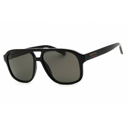 Gucci Unisex Sunglasses - Black Injected Propionate Rectangular Frame | GG1856S 005 ,